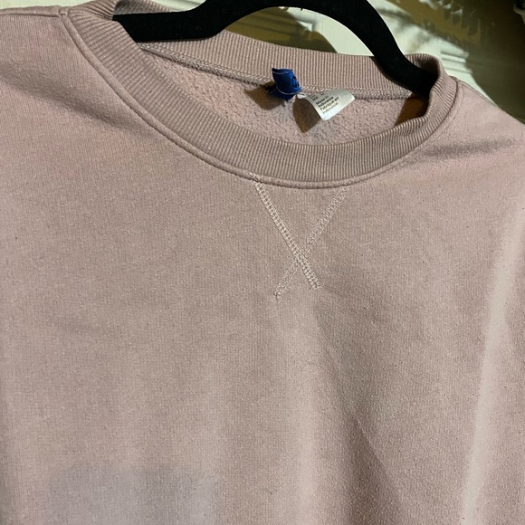 Blush Pink Crew Neck Sweater - Picture 5 of 8